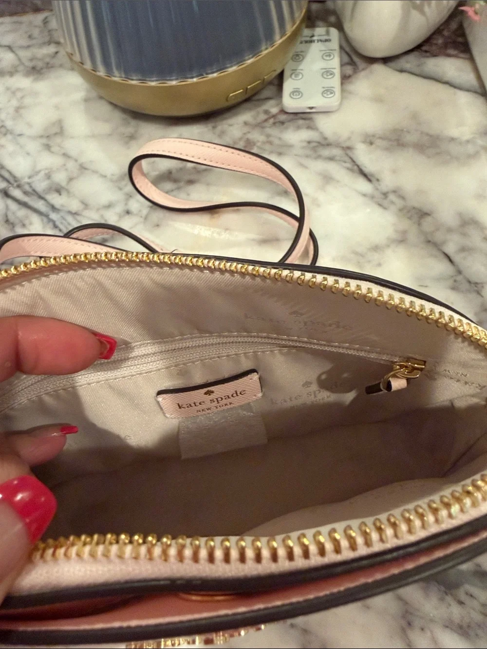 kate spade Pink Floral and Strawberry Crossbody Bag